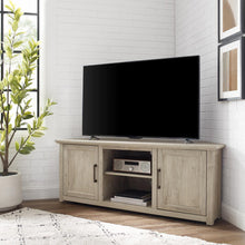 Load image into Gallery viewer, Camden 58" Corner Tv Stand Frosted Oak