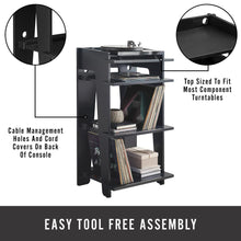 Load image into Gallery viewer, Soho Turntable Stand In Black