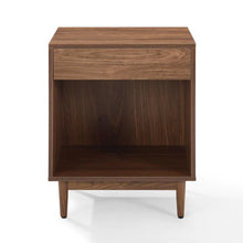 Load image into Gallery viewer, Liam Record Storage End Table Walnut