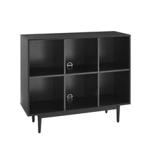 Load image into Gallery viewer, Liam 6 Cube Bookcase Black
