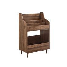 Load image into Gallery viewer, Liam Record Storage Stand Walnut
