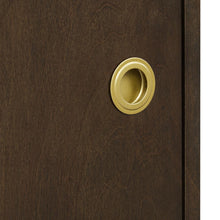 Load image into Gallery viewer, Byron Media Console Dark Brown/Gold