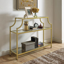 Load image into Gallery viewer, Aimee Console Table Soft Gold