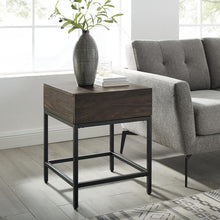 Load image into Gallery viewer, Jacobsen End Table Brown Ash/Matte Black