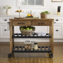 Load image into Gallery viewer, Roots Kitchen Cart Natural