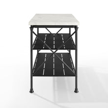 Load image into Gallery viewer, Madeleine Kitchen Island Matte Black