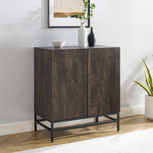 Load image into Gallery viewer, Jacobsen Bar Cabinet Brown Ash/Matte Black