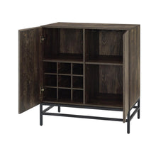 Load image into Gallery viewer, Jacobsen Bar Cabinet Brown Ash/Matte Black