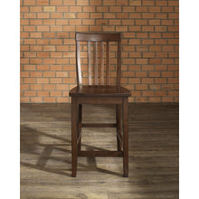 Load image into Gallery viewer, School House 2Pc Counter Stool Set Mahogany - 2 Stools