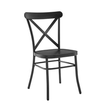 Load image into Gallery viewer, Camille 2Pc Metal Chair Set Matte Black - 2 Chairs