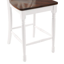 Load image into Gallery viewer, Shelby 2Pc Counter Stool Set Distressed White - 2 Stools