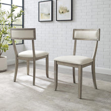 Load image into Gallery viewer, Alessia 2Pc Dining Chair Set Rustic Graywash - 2 Chairs