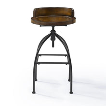 Load image into Gallery viewer, Edison Adjustable Height Swivel Stool Natural