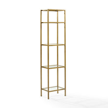 Load image into Gallery viewer, Aimee Narrow Etagere Soft Gold