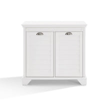 Load image into Gallery viewer, Lydia Linen Hamper White