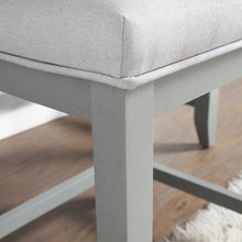 Load image into Gallery viewer, Vista Vanity Stool Gray/Creme
