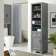 Load image into Gallery viewer, Tara Linen Cabinet Gray