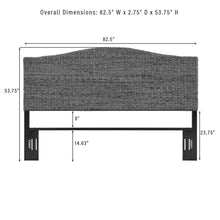 Load image into Gallery viewer, Serena King Headboard Banana Leaf