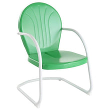 Load image into Gallery viewer, Griffith Outdoor Metal Armchair Kelly Green Gloss