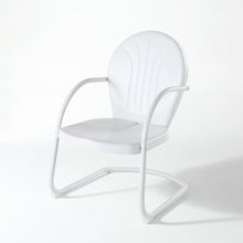 Load image into Gallery viewer, Griffith Outdoor Metal Armchair White Gloss