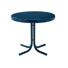 Load image into Gallery viewer, Griffith Outdoor Metal Side Table Navy Gloss