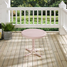 Load image into Gallery viewer, Griffith Outdoor Metal Side Table Pastel Pink Gloss