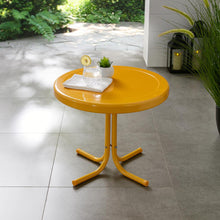 Load image into Gallery viewer, Griffith Outdoor Metal Side Table Tangerine Gloss