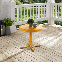 Load image into Gallery viewer, Griffith Outdoor Metal Side Table Tangerine Gloss