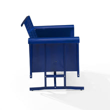 Load image into Gallery viewer, Bates Outdoor Metal Loveseat Glider Navy