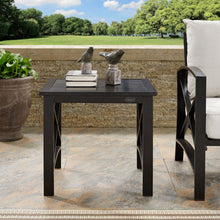 Load image into Gallery viewer, Kaplan Outdoor Metal Side Table Oil Rubbed Bronze