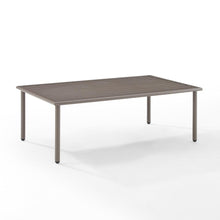 Load image into Gallery viewer, Cali Bay Outdoor Metal Coffee Table Light Brown