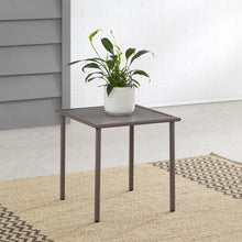 Load image into Gallery viewer, Cali Bay Outdoor Metal Side Table Light Brown