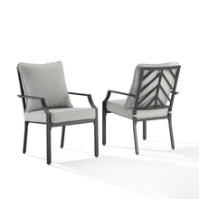 Load image into Gallery viewer, Otto 2Pc Outdoor Metal Dining Chair Set