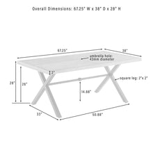 Load image into Gallery viewer, Otto Outdoor Metal Dining Table