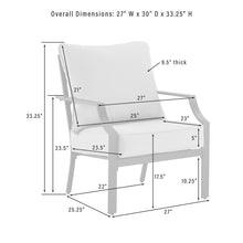 Load image into Gallery viewer, Otto 2Pc Outdoor Metal Armchair Set
