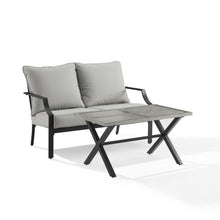 Load image into Gallery viewer, Otto 2Pc Outdoor Metal Conversation Set