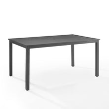 Load image into Gallery viewer, Hansen Outdoor Metal Dining Table Matte Black