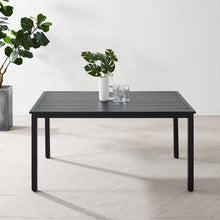 Load image into Gallery viewer, Hansen Outdoor Metal Dining Table Matte Black