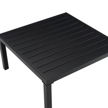 Load image into Gallery viewer, Piermont Outdoor Metal Sectional Coffee Table Matte Black