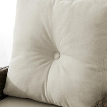 Load image into Gallery viewer, Rockport Outdoor Wicker High Back Loveseat Oatmeal/Light Brown