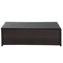 Load image into Gallery viewer, Palm Harbor Outdoor Wicker Coffee Table Brown