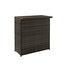 Load image into Gallery viewer, Palm Harbor Outdoor Wicker Bar Brown