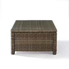Load image into Gallery viewer, Bradenton Outdoor Wicker Sectional Coffee Table Weathered Brown