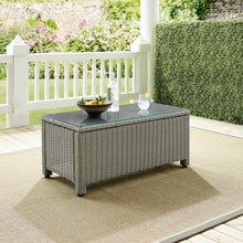 Load image into Gallery viewer, Bradenton Outdoor Wicker Coffee Table Gray