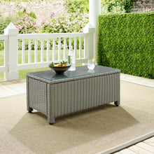 Load image into Gallery viewer, Bradenton Outdoor Wicker Coffee Table Gray