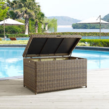 Load image into Gallery viewer, Bradenton Outdoor Wicker Storage Bin Weathered Brown