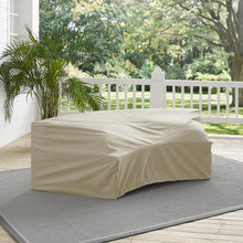 Load image into Gallery viewer, Outdoor Catalina Round Sectional Furniture Cover Tan