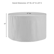 Load image into Gallery viewer, Round Outdoor Dining Table Furniture Cover
