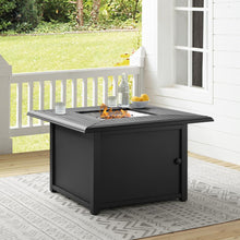 Load image into Gallery viewer, Dante Metal Fire Table Black