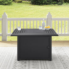Load image into Gallery viewer, Dante Metal Fire Table Black